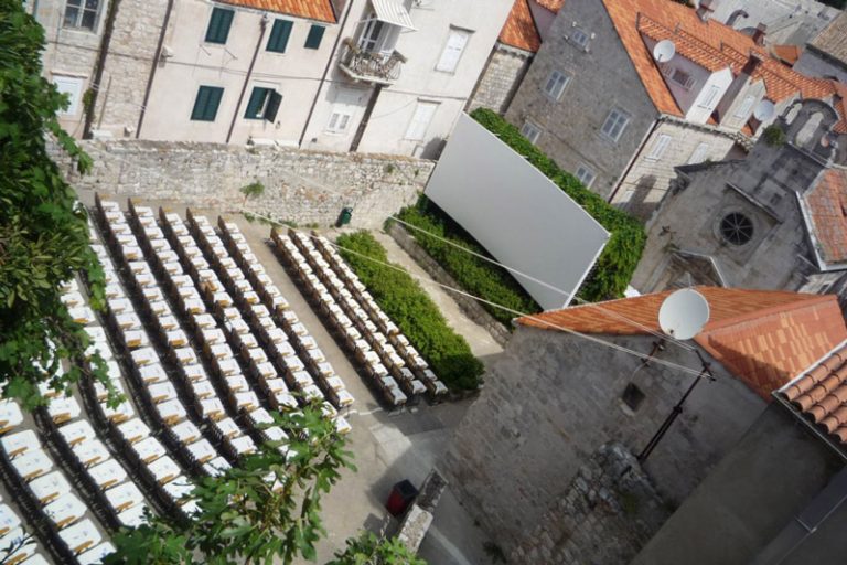 wat te doen in Dubrovnik? Open lucht bioscoop